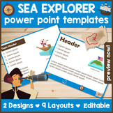 Christopher Columbus/Sea Explorer-Themed Power Point Templ