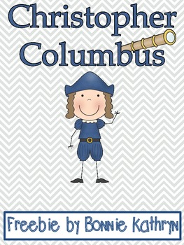 Preview of Christopher Columbus Write the Room Freebie
