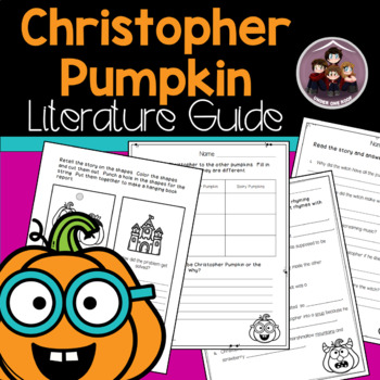Preview of Christopher Pumpkin A Halloween Literature Guide