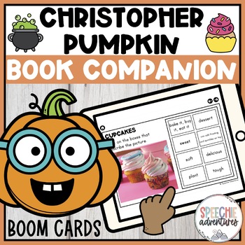 Preview of Christopher Pumpkin Book Companion Boom Cards