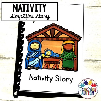 Preview of Christmas Nativity Simplified Story