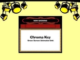 Chroma key green screen animation unit