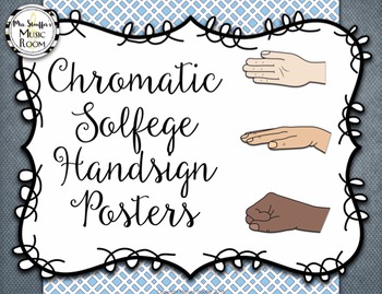 chromatic solfege hand signs printable