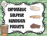 Chromatic Solfege Hand Sign Posters {Beach}