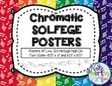 Chromatic Solfege Posters Curwen Hand Signs Rainbow Colors
