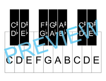 Preview of Chromatic Xylophone Print-out