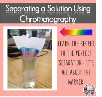 Preview of Chromatography Experiment - Separating a Solution FREE