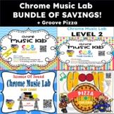 Chrome Music Lab - ALL 3 Task Card Sets + Bonus: Groove Pizza