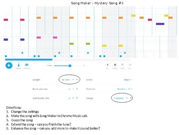 Chrome Music Lab Mystery Songs by Mariah Franzmann | TPT