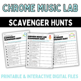 Chrome Music Lab Scavenger Hunts | Printable & Digital