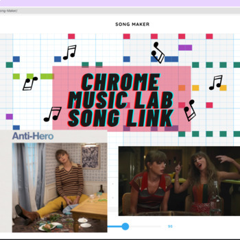 Preview of Chrome Music Lab Song Link -- "Anti-Hero" by Taylor Swift