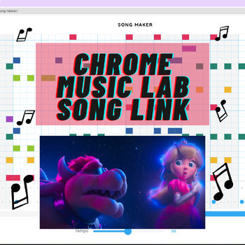 Preview of Chrome Music Lab Song Link-- "Peaches" from The Super Mario Bros. Movie