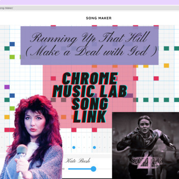 Preview of Chrome Music Lab Song Link--Stranger Things "Running Up That Hill" by Kate Bush