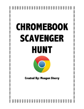 Preview of ChromeBook Scavenger Hunt