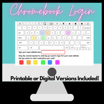 Preview of Chromebook Keyboard Login Practice