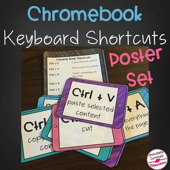 Preview of Chromebook Keyboard Shortcut Posters