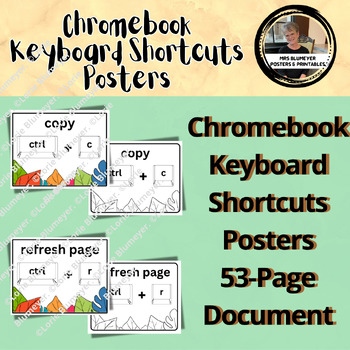 Preview of Chromebook Keyboard Shortcuts Posters