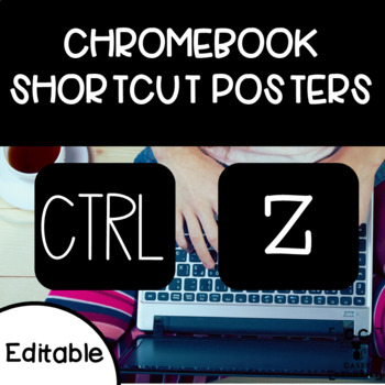 Preview of Chromebook Shortcut Posters