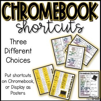Preview of Chromebook Shortcut Posters and Labels
