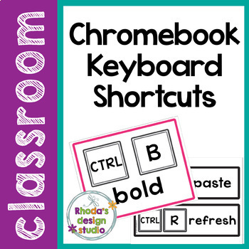 Preview of Chromebook Shortcut for Keyboard Posters Technology Literacy