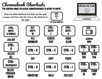 zoom shortcuts on chromebook