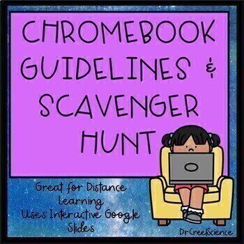 Preview of Chromebook Shortcuts Guidelines Scavenger Hunt