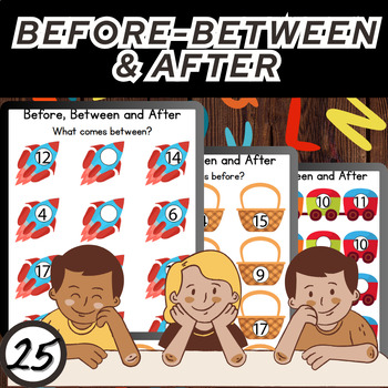 Preview of Chronological Challenge: Before, Between, After Activity Worksheets