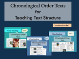 Chronological Order Texts for Teaching Text Structure