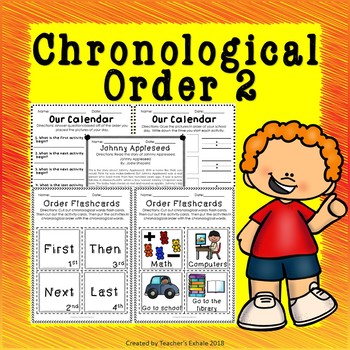 Preview of Chronological Order Worksheets 2