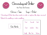 Chronological Text Structure Anchor Chart