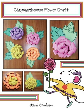 Preview of Chrysanthemum Flower Craft Great For Mother's Day Too