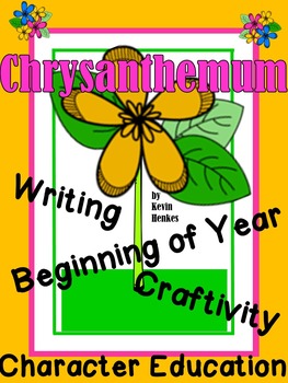 Preview of Chrysanthemum- A Beginning of the Year Kindness Craftivity and Writing Activity