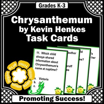 Preview of Chrysanthemum Activities Back to School Book Companion Vocabulary Analogies