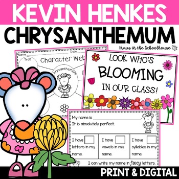 Preview of Chrysanthemum Activities Back to School | Kevin Henkes Book Study