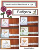 Chrysanthemum Activities: Chrysanthemum-Themed Name Cards 