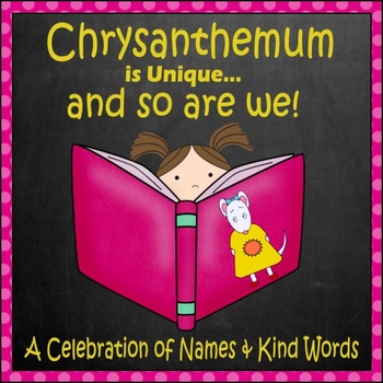 Preview of "Chrysanthemum" Back to School Activities