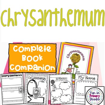 Preview of Chrysanthemum Book Companion and Activities