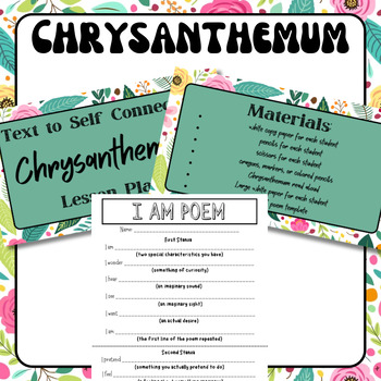 Preview of Chrysanthemum Read Aloud Plan