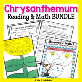 Chrysanthemum Reading and Math Activities Bundle
