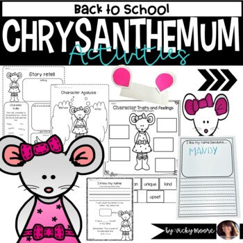 Preview of Chrysanthemum | Chrysanthemum Activities | Back to School Name Activities