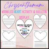 Chrysanthemum Wrinkled Heart Activity and Bulletin Display