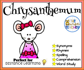 Preview of Chrysanthemum by Kevin Henkes - Back to School Activity - Digital Resources