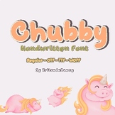 Chubby Handwritten Font-File Downloads for OTF, TTF and WOFF
