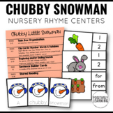Chubby Little Snowman Poem and Low Prep Winter Centers