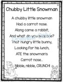 Chubby Little Snowman - Winter Poem for Kids