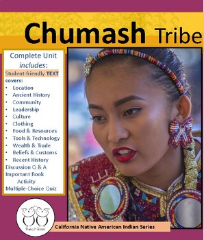 Preview of Chumash California Native American Tribe Informational Text