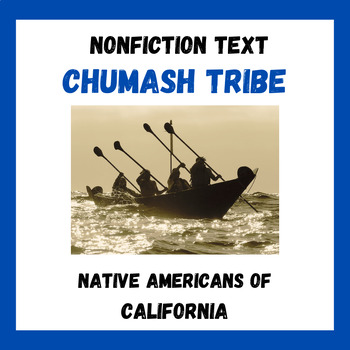 Preview of Chumash Tribe Facts with Comprehension Questions (California Native Americans)