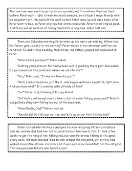 Chunking the Text - Parsing - A Bigger Pond Lexile 740 | TpT