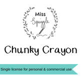 MS Chunky Crayon - Font