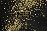 Chunky Gold Glitter Overlays